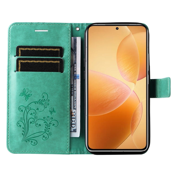 For Xiaomi 14T Pro 3D Butterfly Embossed Pattern Flip Leather Phone Case