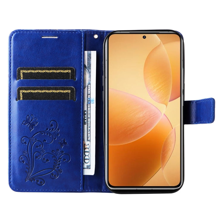 For Xiaomi 14T Pro 3D Butterfly Embossed Pattern Flip Leather Phone Case