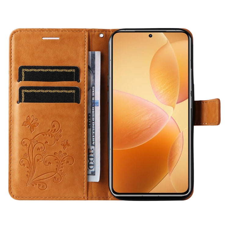 For Xiaomi 14T Pro 3D Butterfly Embossed Pattern Flip Leather Phone Case