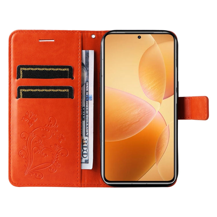 For Xiaomi 14T Pro 3D Butterfly Embossed Pattern Flip Leather Phone Case