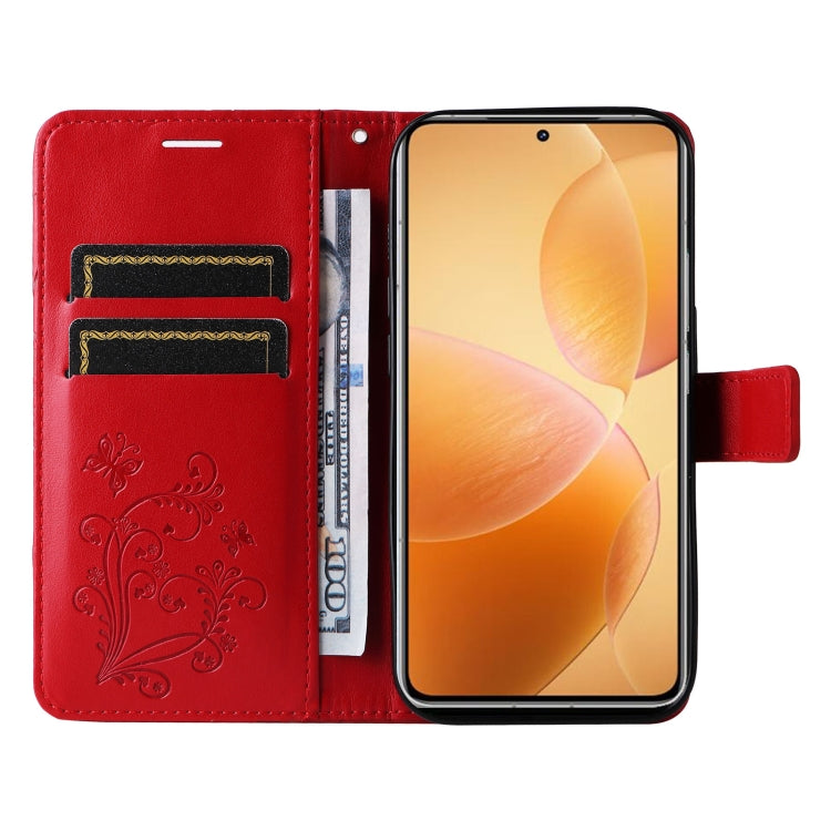 For Xiaomi 14T Pro 3D Butterfly Embossed Pattern Flip Leather Phone Case