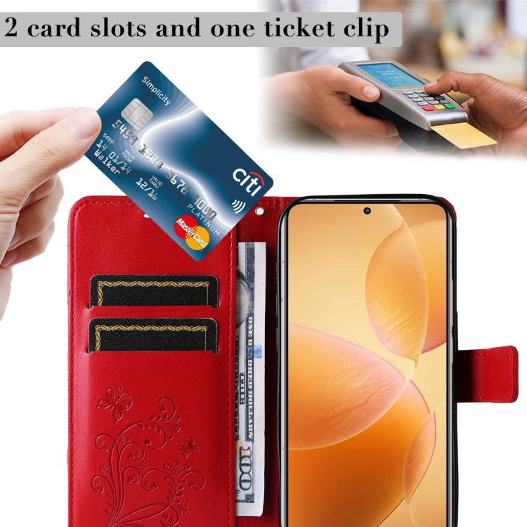 For Xiaomi 14T Pro 3D Butterfly Embossed Pattern Flip Leather Phone Case