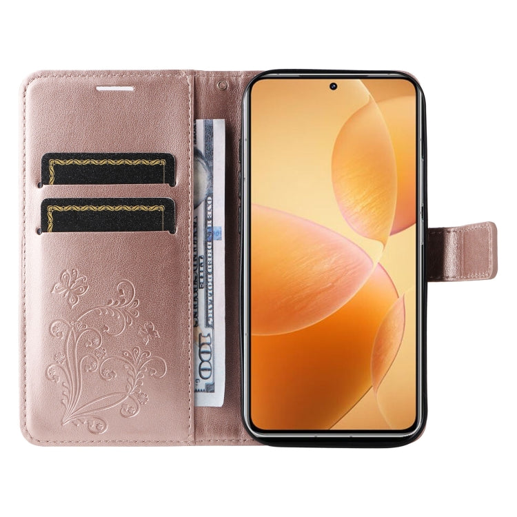 For Xiaomi 14T Pro 3D Butterfly Embossed Pattern Flip Leather Phone Case