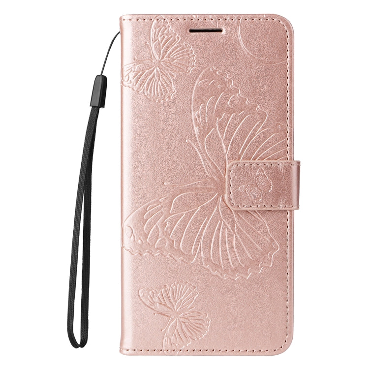 For Xiaomi 14T 3D Butterfly Embossed Pattern Flip Leather Phone Case