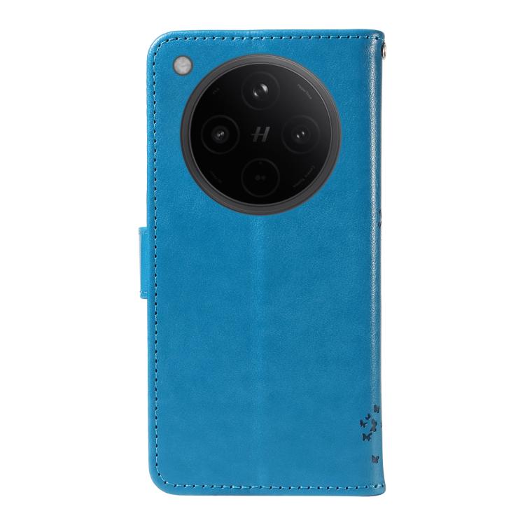 For OPPO Find X8 Global Tree & Cat Embossed Pattern Flip Leather Phone Case