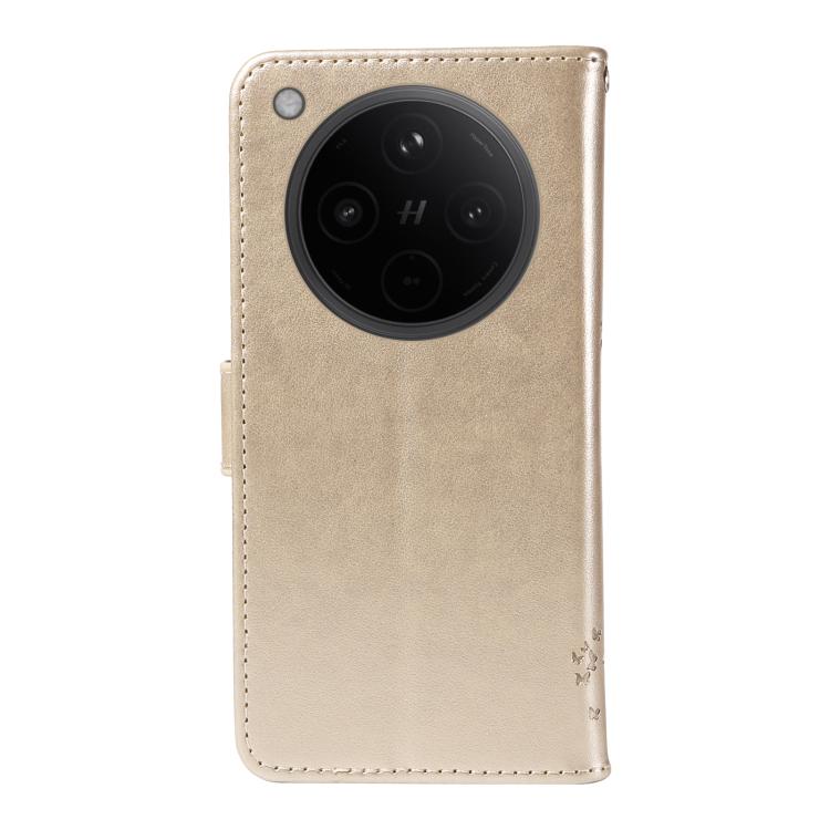 For OPPO Find X8 Global Tree & Cat Embossed Pattern Flip Leather Phone Case