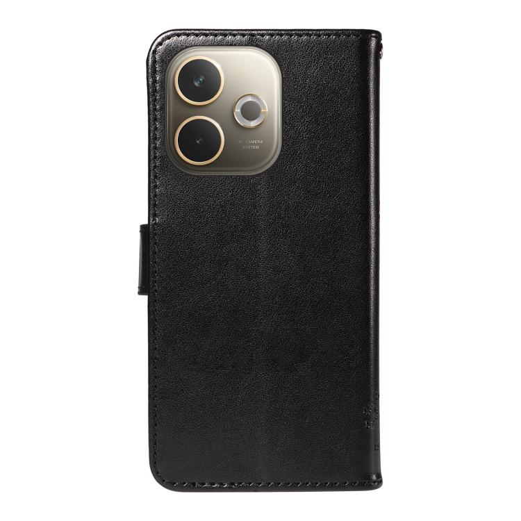 For OPPO A5 Pro 5G Global Tree & Cat Embossed Pattern Flip Leather Phone Case