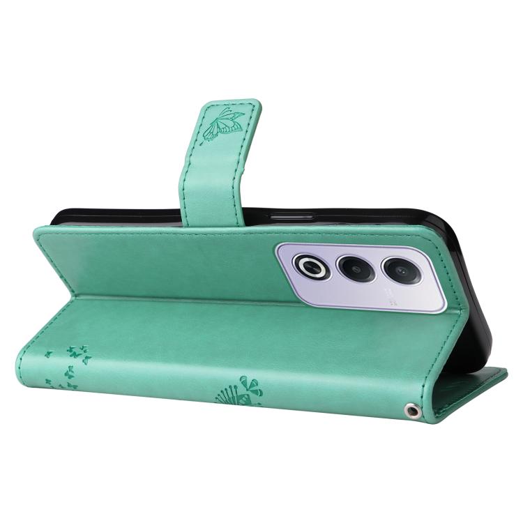 For OPPO K12X 5G Global Tree & Cat Embossed Pattern Flip Leather Phone Case