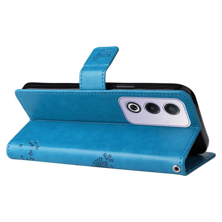 For OPPO K12X 5G Global Tree & Cat Embossed Pattern Flip Leather Phone Case