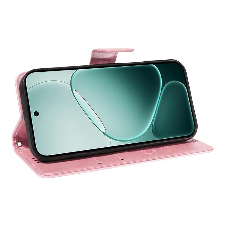 For OPPO A6 Pro 4G / 5G Global Tree & Cat Embossed Pattern Flip Leather Phone Case