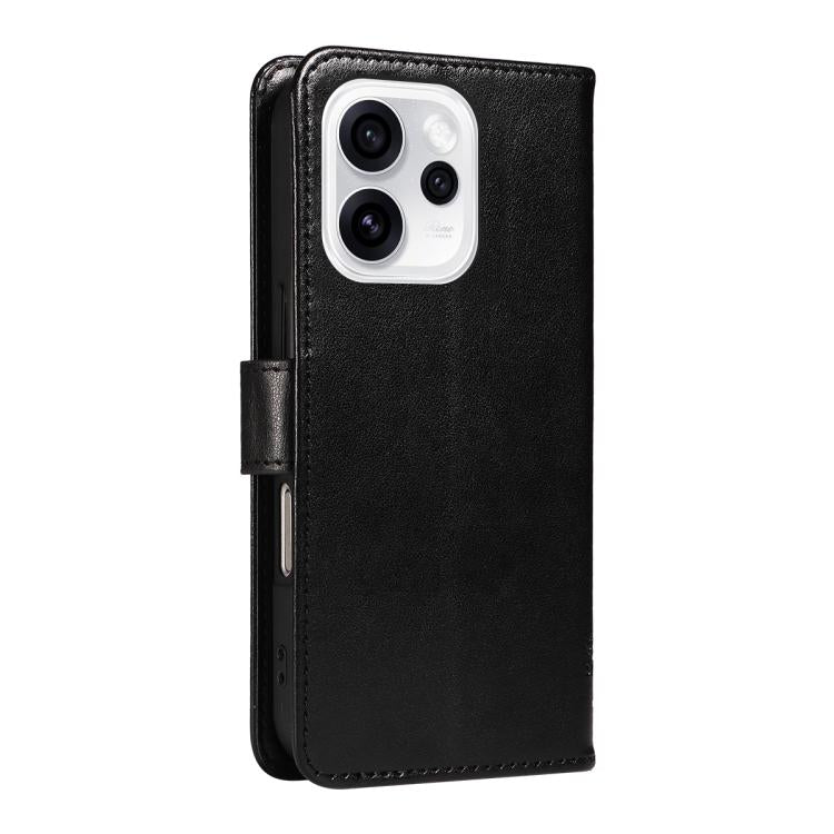 For OPPO Reno15 Pro 5G Global Tree & Cat Embossed Pattern Flip Leather Phone Case