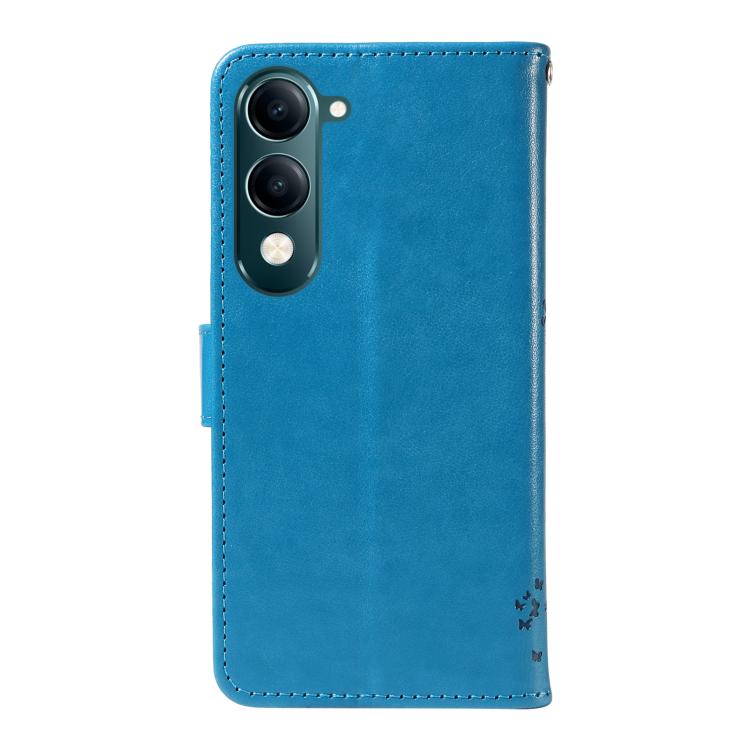 For vivo Y29S 5G / Y04 Tree & Cat Embossed Pattern Flip Leather Phone Case
