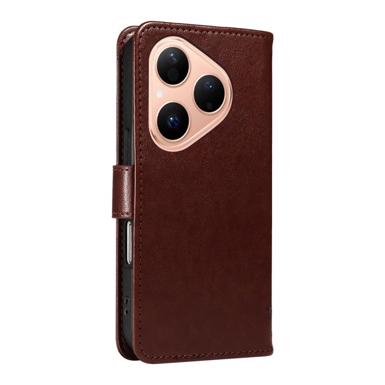 For Huawei Pura 80 5G Tree & Cat Embossed Pattern Flip Leather Phone Case