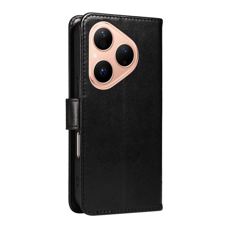 For Huawei Pura 80 5G Tree & Cat Embossed Pattern Flip Leather Phone Case