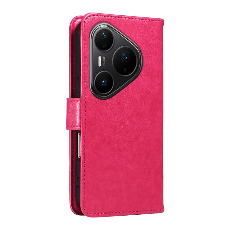 For Huawei Pura 80 Pro 5G Tree & Cat Embossed Pattern Flip Leather Phone Case