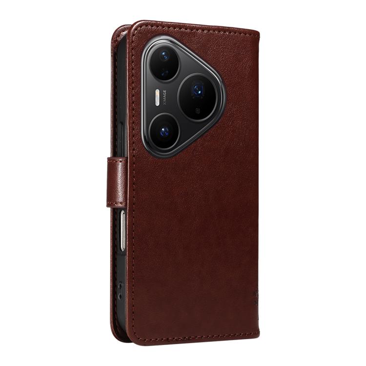 For Huawei Pura 80 Pro 5G Tree & Cat Embossed Pattern Flip Leather Phone Case