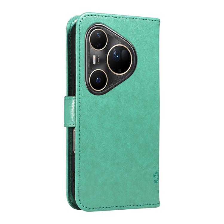 For Huawei Pura 80 Ultra 5G Tree & Cat Embossed Pattern Flip Leather Phone Case