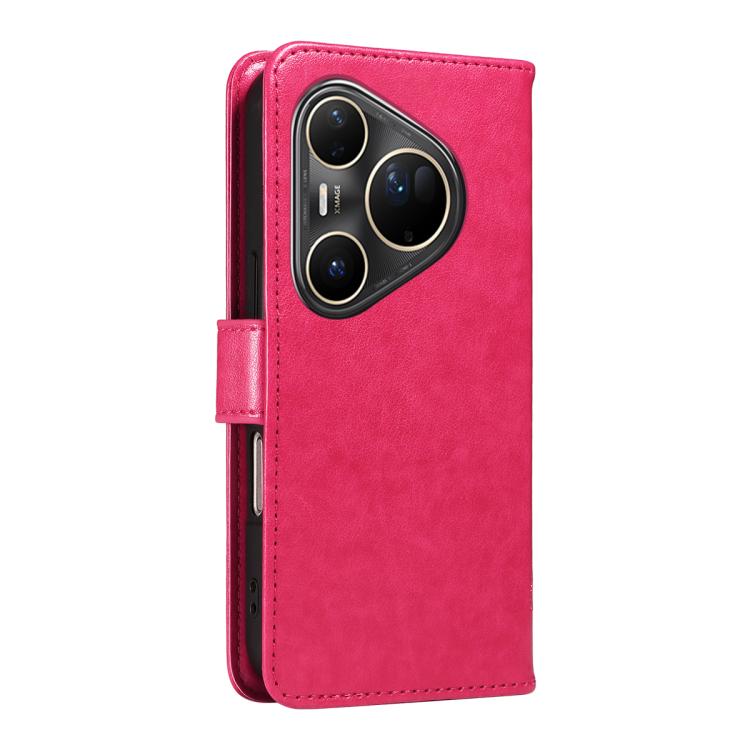 For Huawei Pura 80 Ultra 5G Tree & Cat Embossed Pattern Flip Leather Phone Case