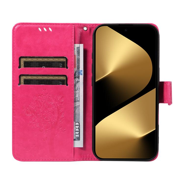 For Huawei Pura 80 Ultra 5G Tree & Cat Embossed Pattern Flip Leather Phone Case