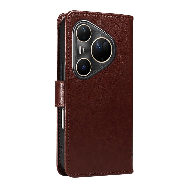 For Huawei Pura 80 Ultra 5G Tree & Cat Embossed Pattern Flip Leather Phone Case