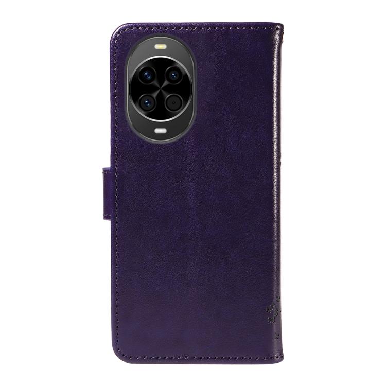 For Huawei nova 14 5G / 14 Lite 5G Tree & Cat Embossed Pattern Flip Leather Phone Case