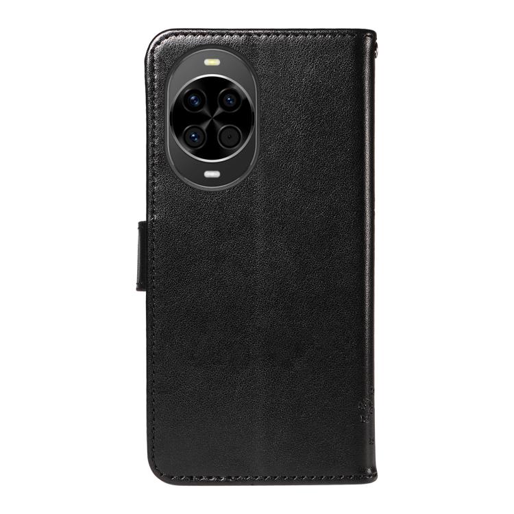 For Huawei nova 14 5G / 14 Lite 5G Tree & Cat Embossed Pattern Flip Leather Phone Case