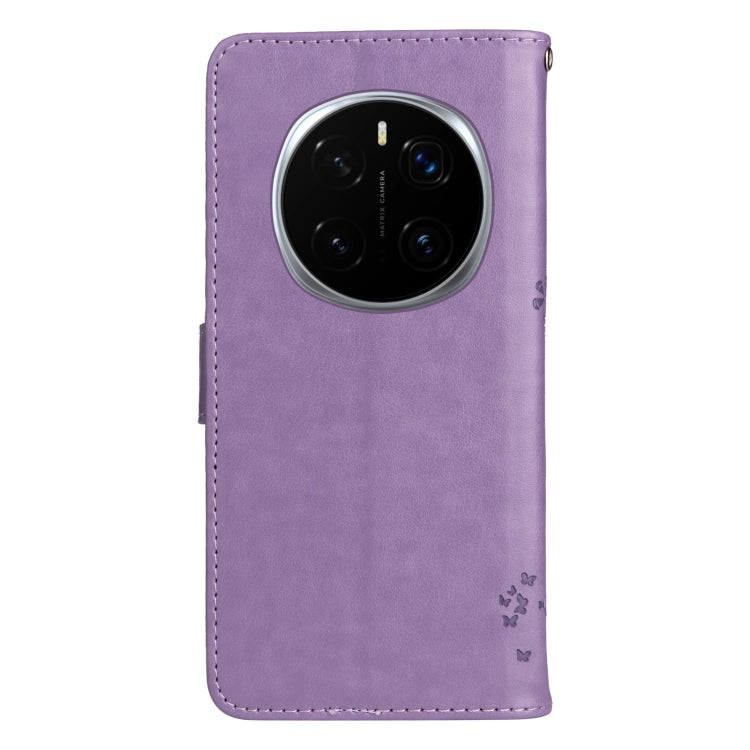 For Honor Magic7 Pro Tree & Cat Embossed Pattern Flip Leather Phone Case