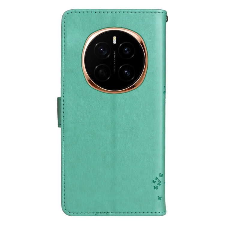 For Honor Magic7 Tree & Cat Embossed Pattern Flip Leather Phone Case