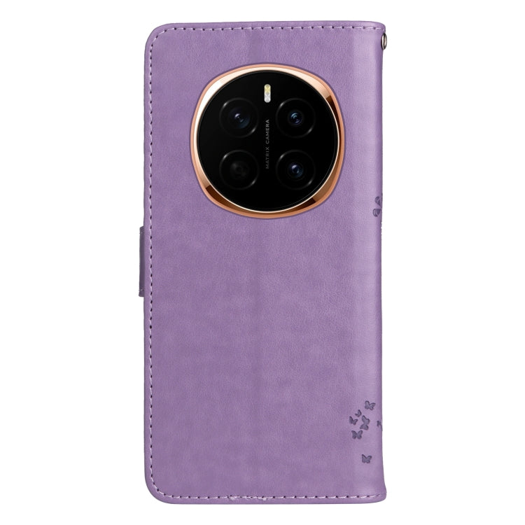 For Honor Magic7 Tree & Cat Embossed Pattern Flip Leather Phone Case