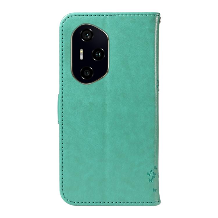 For Honor 300 Pro / 300 Ultra Tree & Cat Embossed Pattern Flip Leather Phone Case