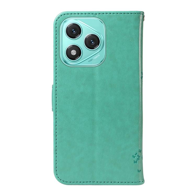 For Honor 400 Lite Global Tree & Cat Embossed Pattern Flip Leather Phone Case
