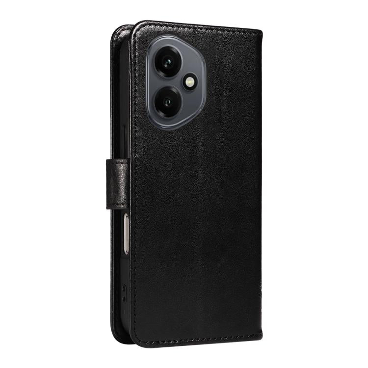 For Honor 400 Global 156.5mm Tree & Cat Embossed Pattern Flip Leather Phone Case
