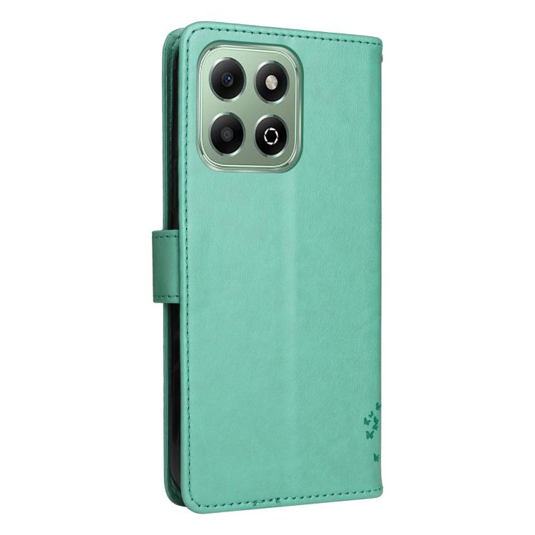 For Honor X6c / X6b / X6a / X5b Tree & Cat Embossed Pattern Flip Leather Phone Case