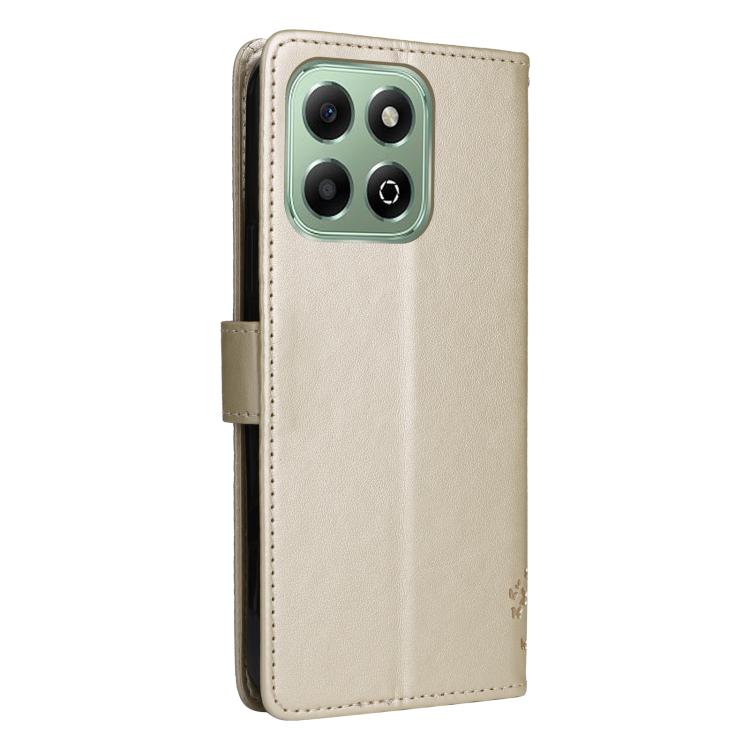 For Honor X6c / X6b / X6a / X5b Tree & Cat Embossed Pattern Flip Leather Phone Case