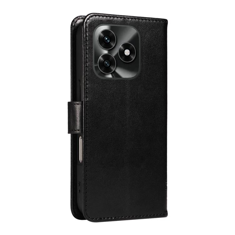 For Honor X5c Plus Tree & Cat Embossed Pattern Flip Leather Phone Case