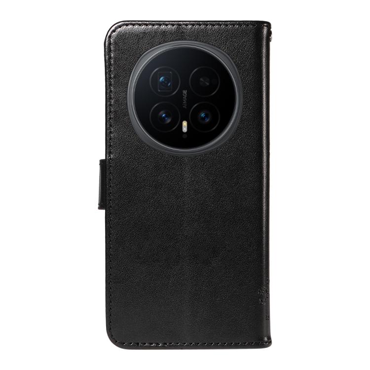 For Honor Magic8 Tree & Cat Embossed Pattern Flip Leather Phone Case