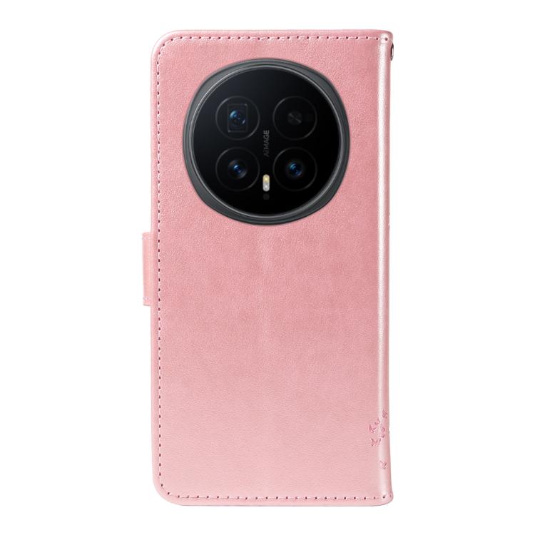 For Honor Magic8 Tree & Cat Embossed Pattern Flip Leather Phone Case