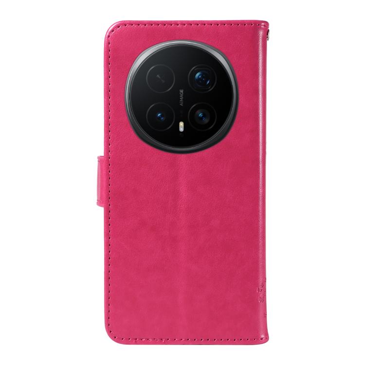 For Honor Magic8 Pro Tree & Cat Embossed Pattern Flip Leather Phone Case