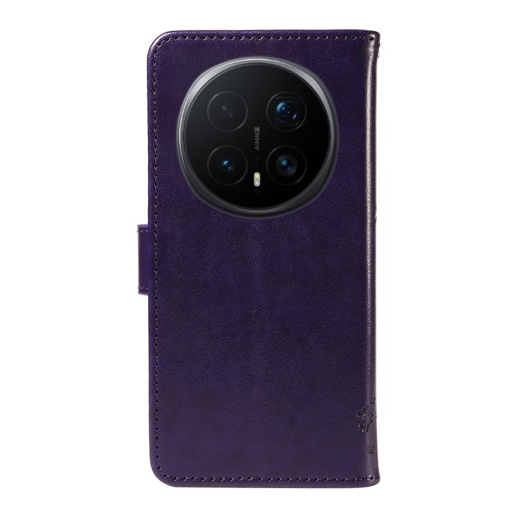 For Honor Magic8 Pro Tree & Cat Embossed Pattern Flip Leather Phone Case