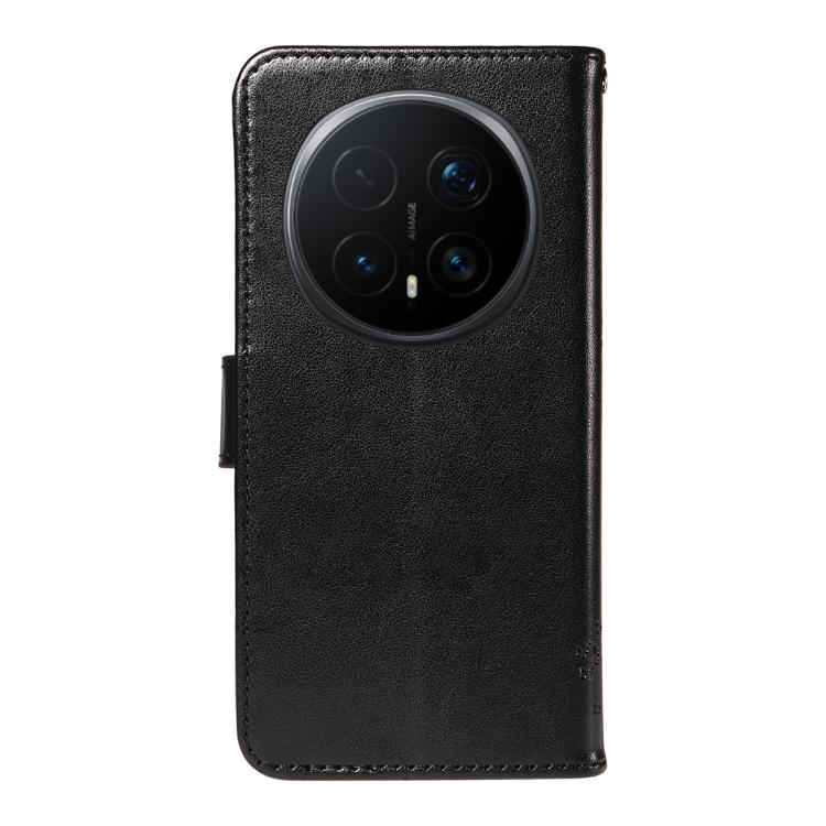 For Honor Magic8 Pro Tree & Cat Embossed Pattern Flip Leather Phone Case