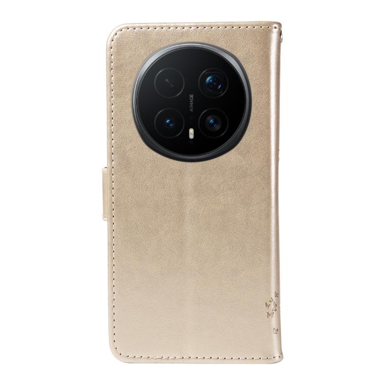 For Honor Magic8 Pro Tree & Cat Embossed Pattern Flip Leather Phone Case