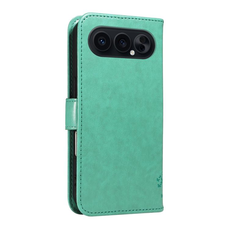 For Honor 500 Global/500 Pro Global 155.8 Tree & Cat Embossed Pattern Flip Leather Phone Case