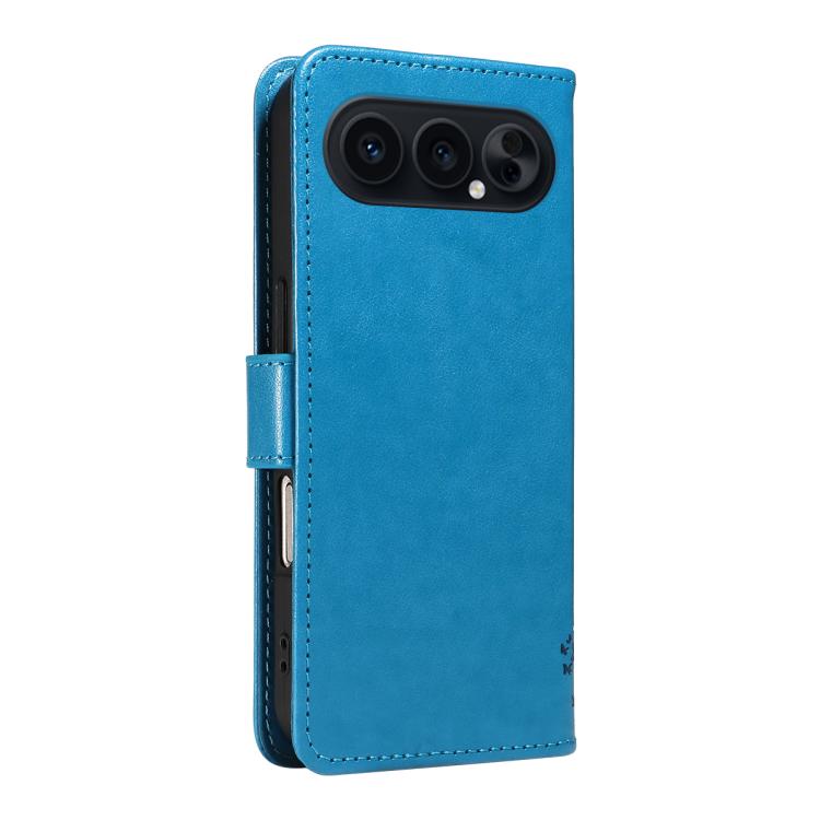 For Honor 500 Global/500 Pro Global 155.8 Tree & Cat Embossed Pattern Flip Leather Phone Case