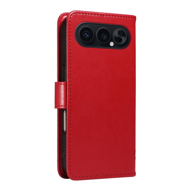 For Honor 500 Global/500 Pro Global 155.8 Tree & Cat Embossed Pattern Flip Leather Phone Case