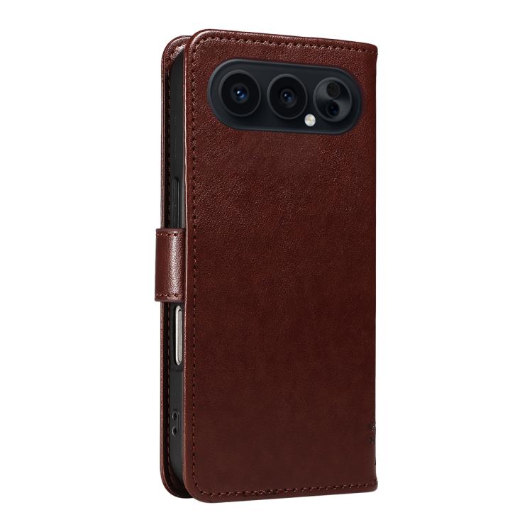For Honor 500 Global/500 Pro Global 155.8 Tree & Cat Embossed Pattern Flip Leather Phone Case