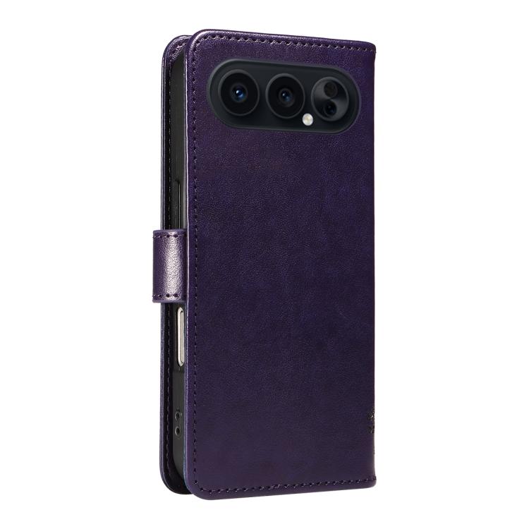 For Honor 500 Global/500 Pro Global 155.8 Tree & Cat Embossed Pattern Flip Leather Phone Case