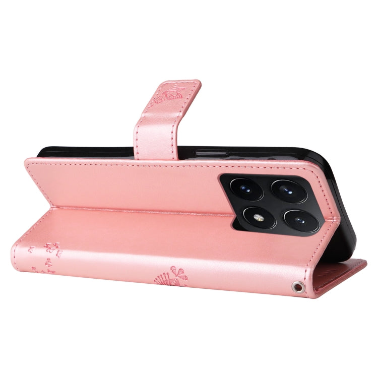 For Xiaomi 14T Tree & Cat Embossed Pattern Flip Leather Phone Case