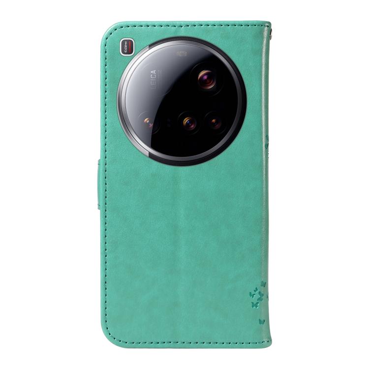 For Xiaomi 15 Ultra 5G Global Tree & Cat Embossed Pattern Flip Leather Phone Case