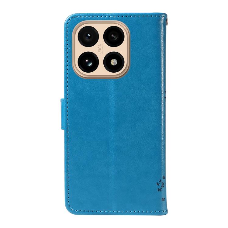 For Xiaomi 15T 5G Tree & Cat Embossed Pattern Flip Leather Phone Case