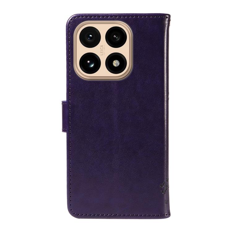 For Xiaomi 15T 5G Tree & Cat Embossed Pattern Flip Leather Phone Case